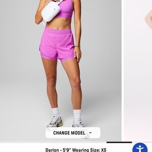 Woman’s size xl/xxl Fabletics Vibrant Pink Athletic Shorts